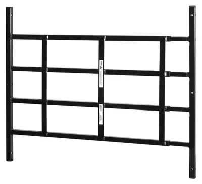 Obrázek produktu pro Ocelové mříže do oken, 4 tyče, 54 cm, pro zajištění bezpečnosti a ochranu dětí