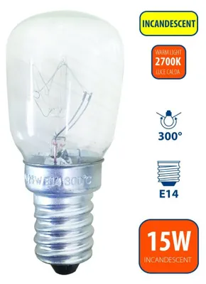 Produktbild von VELAMP LB903O-27K Backofenlampe 15W, E14, 2700K