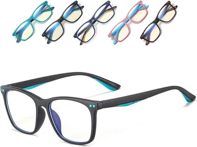 Imagen del producto de Gafas para niños sin graduación, con filtro anti-luz azul, de 135 mm, para niños y niñas