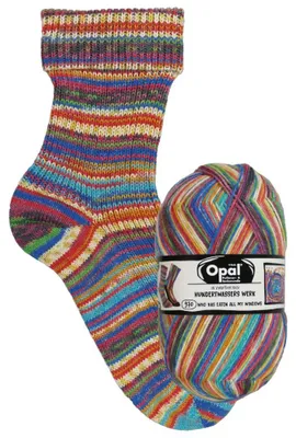 Produktbild von Opal In Variation nach Hundertwasser Werken 100 g Pullover- & Sockenwolle 425 m Farbe 4055 - Who has eaten all my windows