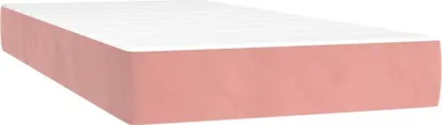Produktbild von Taschenfederkernmatratze Rosa 120x190x20 cm Samt