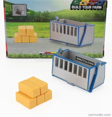 Obrázok produktu pre Britains Accessories, krabička s doplnkami, mierka 1:32, farby: strieborná, modrá, žltá
