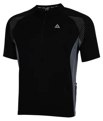 Produktbild von Airtracks Fahrradtrikot Kurzarm Team II - XXXL - Schwarz-Grau