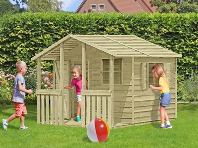 Produktbild von Spielhaus SMART PLUS Felix kesseldruckimprägniert