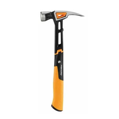 Produktbild von Fiskars 1020214, Latthammer, Stahl, Schwarz, Metallisch, Orange, 138 mm, 342 mm, 35 mm