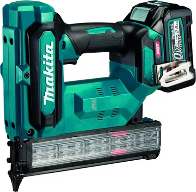 Image de Cloueur finette 18GA 40V + Makpac + 2 batteries 2.0 Ah BL4020 MAKITA - FN001GA201