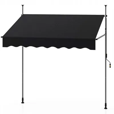 Obrázek produktu pro Markýza s upínacími svorkami NP12436BK, 200 cm, černá