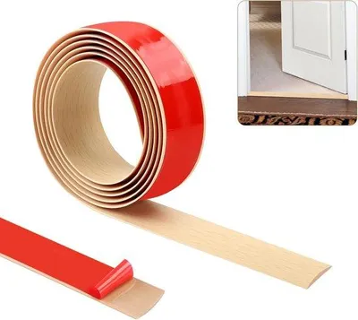 Produktbild von Selbstklebende Übergangsleiste für Boden- und Teppichübergänge - 100 x 5 cm, PVC
