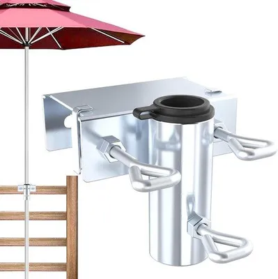Immagine prodotto di Supporto in metallo per ombrellone da giardino con gancio per tavolo o terrazza