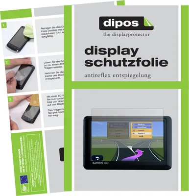 Produktbild von 3x Schutzfolie für Garmin nüvi 1490Tpro matt Displayschutzfolie Folie Display Schutz dipos