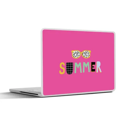 Produktbild von MuchoWow® Laptop Aufkleber Sticker Cover Sommer - Zitat - Sonnenbrille 30x22 cm - Laptop-Sticker