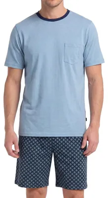 Produktbild von Ammann Mix & Match Schlafanzug Set aus T-Shirt und kurzer Hose, Aus Baumwolle, Bequem und atmungsaktiv