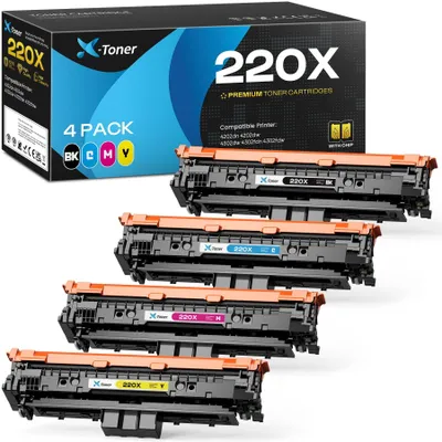 Imagen del producto de Cartuchos de tóner compatibles para HP 220X