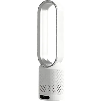 Produktbild von Blatloser Turmventilator 58cm mit Fernbedienung, 8 Stufen & 90° Oszillation – Leiser Standventilator & Luftreiniger für Wohn- & Schlafzimmer, Silber