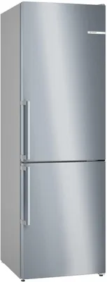 Produktbild von Bosch Serie 4 KGN36VICT, 321 l, SN-T, 9,5 kg/24h, C, Fresh Zone Fach, Edelstahl