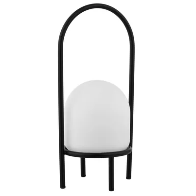 Produktbild von Lindby Eleia LED-Terrassenleuchte, schwarz, Metall, Akku