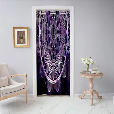 Obrázok produktu pre Záclona do okna s púškami, fialová, 130x200 cm
