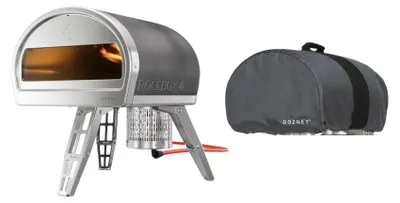 Produktbild von Gozney Roccbox Pizzaofen Grau mit Abdeckhaube