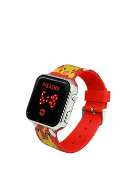 Produktbild von Kids Licensing Pokémon Led Uhr Rot Rot One Size