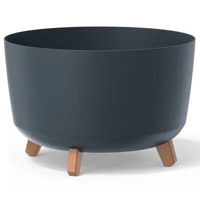 Obrázok produktu pre nabbi Plastový kvetináč na nožičkách DGRL400 39 cm - antracit