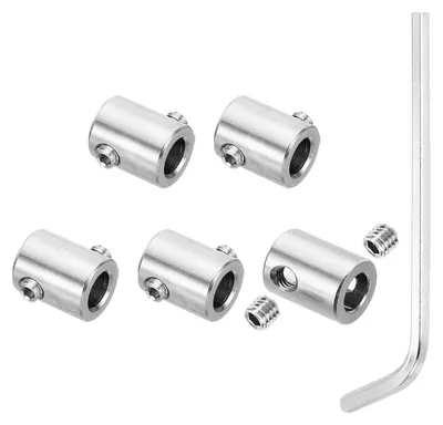 8 mm Drahtkabelclips, 5 Stück, 304 Edelstahl, Silber