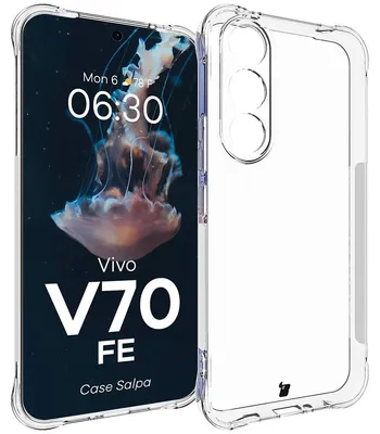 Produktbild von Flexible Handyhülle für Vivo V70 FE 5G, Bizon Case Salpa, Transparent