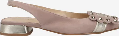 Produktbild von Maripé MONICA V.2 FLUX, Peeptoes & Slingpumps in Beige / Gold für Damen, Größe 36