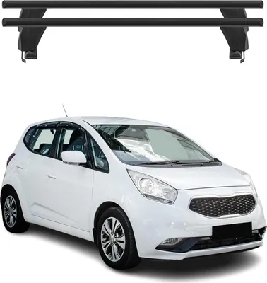 Produktbild von Menabo Dachträger Grundtäger für Kia Venga 2014-2019 ABE Aluminium Schwarz 2tlg