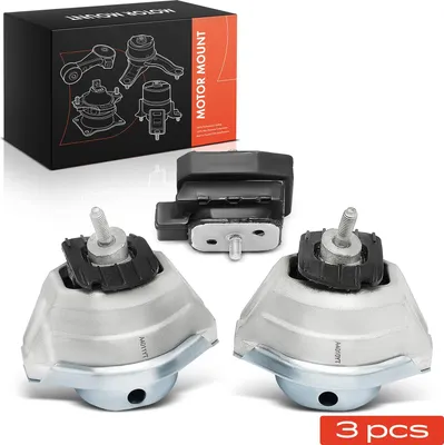 Produktbild von Frankberg 2x Motorlager+1x Getriebelagerlager Vorne für BMW E60 525i 528i 530i 550i M5 F12 650i