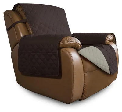 Productafbeelding van Comfortabele, extra grote hoes voor ligstoel, omkeerbaar. Sofahoes voor de woonkamer