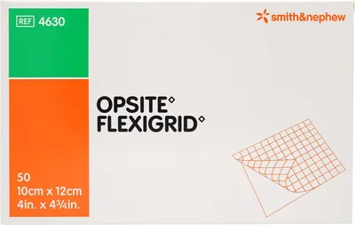 Produktbild von Opsite Flexigrid transp.Wundverb.10x12cm steril 50 St