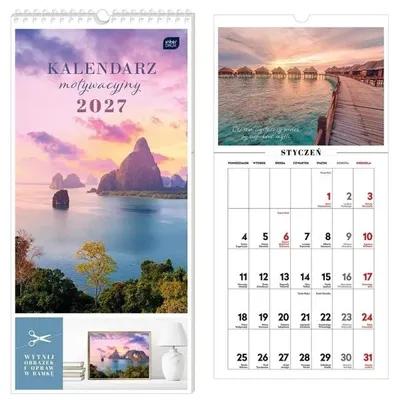 Produktbild von Motivationskalender 2027, Format 22x46 cm, Marke: INTERDRUK