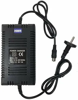 Produktbild von Ladegerät 36V / 1,6-2.0A mit Koax Stecker 10 mm 2-polig E-Scooter E-Bike