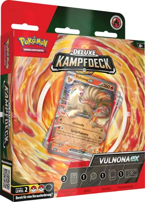 Immagine prodotto di Pokémon Deluxe Mazzo da Battaglia Vulnona-ex, con 60 carte