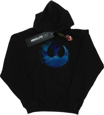 Produktbild von Star Wars: The Rise of Skywalker - "Resistance" Kapuzenpullover für Jungen BI49668 (128) (Schwarz)
