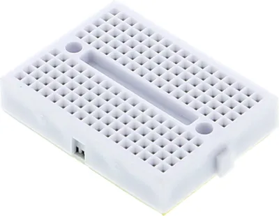 Produktbild von Miniatur Breadboard mit 170 Steckplätzen - div. Farben : Weiß Farbe: Weiß