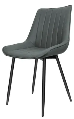 Obrázek produktu pro Jídelní židle, ergonomický design, robustní kovový rám, tmavě šedá