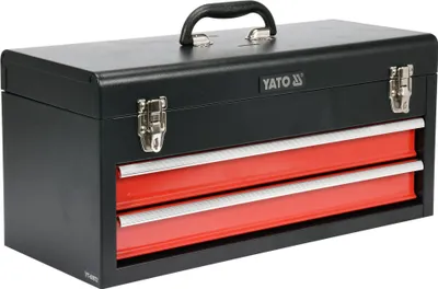 Obrázek produktu pro Box na nářadí, kufr na nářadí kovový 218x255x520 mm se 2 zásuvkami