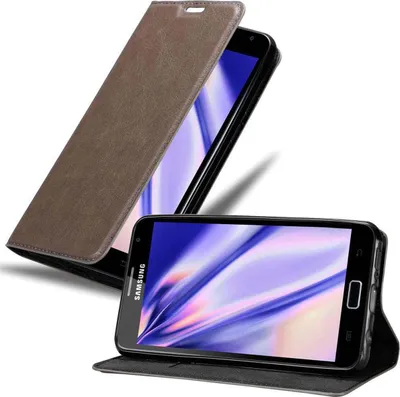 Immagine prodotto di Cadorabo cover per Samsung Galaxy NOTE 1 cover protettiva in marrone custodia per cellulare cover chiusura magnetica