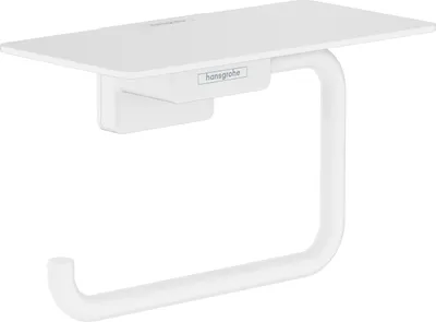 Produktbild von hansgrohe AddStoris Toilettenpapierhalter, mit Ablage, 41772700