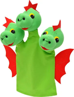 Produktbild von Handpuppe Drache 31 cm Mehrfarbig, 22464B