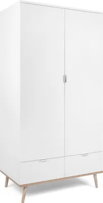 Produktbild von Finori Göterborg 61 Kleiderschrank/Weiß/Sonoma Eiche