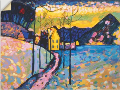 Produktbild von ARTland Wandbild, selbstklebend Winterlandschaft I. 1909 Größe: 40x30 cm