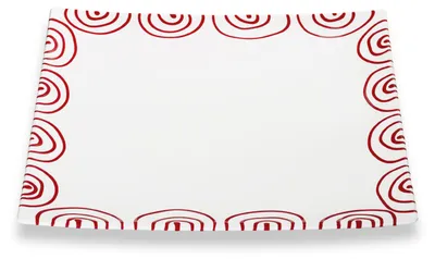 Immagine prodotto di Vetroceramica Gmundner Rosso fiammato, piatto da portata Trend (31x31 cm)