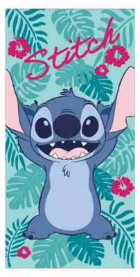 Immagine prodotto di Telo da bagno per bambini Lilo & Stitch - accogliente telo da spiaggia 70x140 cm