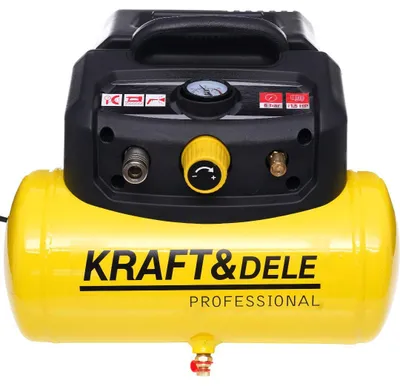 Imagen del producto de Compresor de 6 litros, 1100W, lubricado, modelo 16566