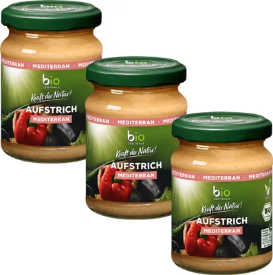 Obrázok produktu pre biozentrale Stredomorská nátierka, balenie po 3 kusoch (3x 125 g)
