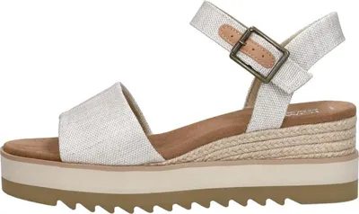 Produktbild von TOMS Diana  Sandalen Touwzool - Wit - Maat 43.5
