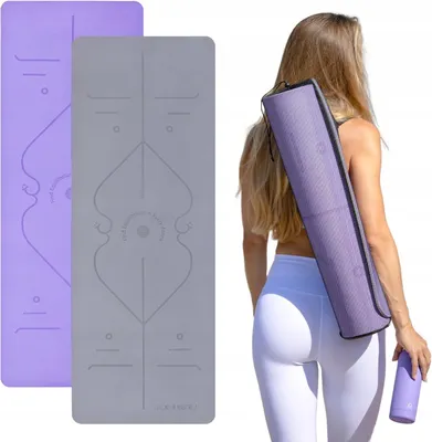 Produktbild von CASA LIBRA Yogamatte Lavendel TPE Fitnessmatte