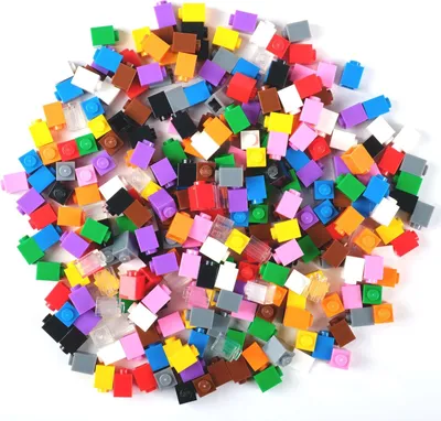 Immagine prodotto di Set di 288 mattoncini in 12 colori Compatibile con LEGO